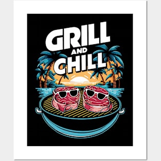 Grill and Chill Posters and Art